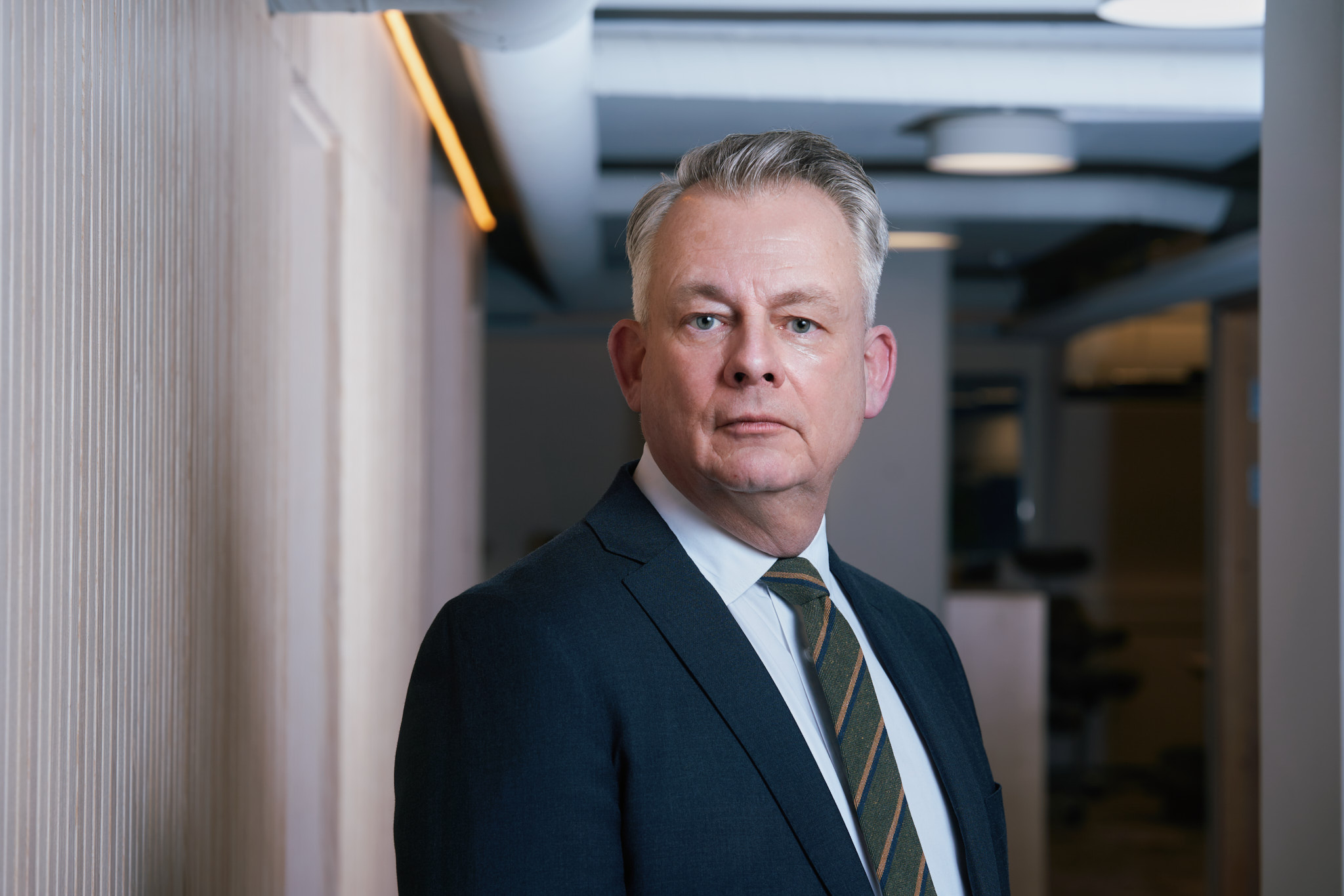 Fotografi av Sacos ordförande Göran Arrius
